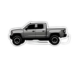vehicle truck SVG PNG design with clean design elements