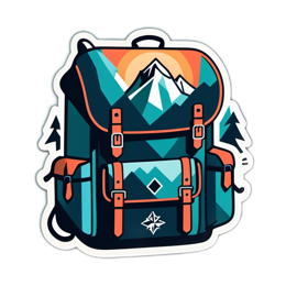 travel mountains SVG PNG design with clean design elements