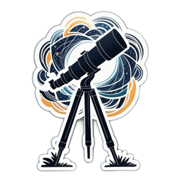 telescope universe SVG PNG design