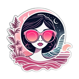 sunglasses SVG PNG design with clean design elements