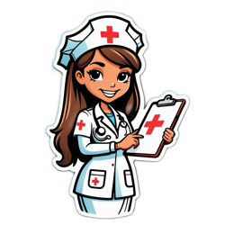 nurse cartoon SVG PNG design