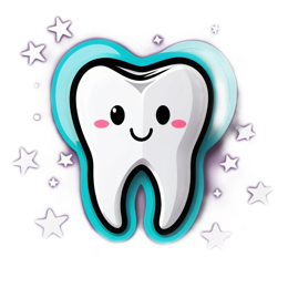 dental tooth SVG PNG design with clean design elements