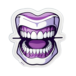 sticker dentistry SVG PNG design with clean design elements