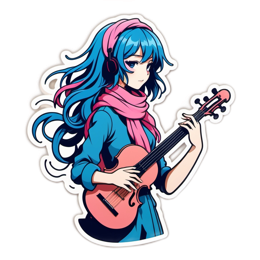 music character SVG PNG design with clean design elements