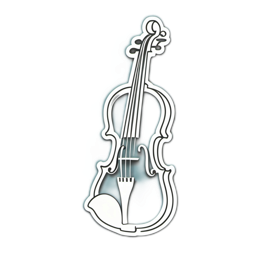 violin music SVG PNG design with clean design elements
