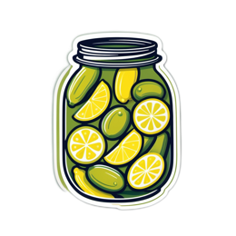 pickles lemon SVG PNG design