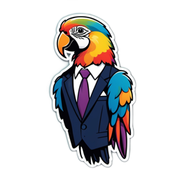 parrot suit SVG PNG design