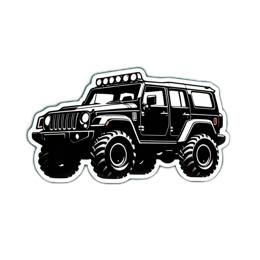 vehicle offroad SVG PNG design with clean design elements