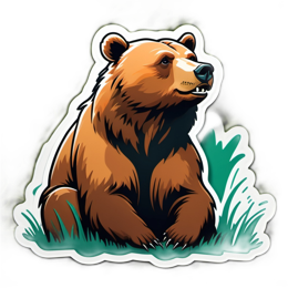 bear grass SVG PNG design with clean design elements