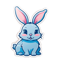 quotes bunny SVG PNG design with clean design elements