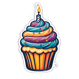 cupcake festive SVG PNG design