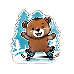 fantasy skateboarding SVG PNG design with clean design elements