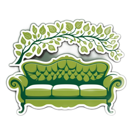 furniture leaves SVG PNG design with clean design elements