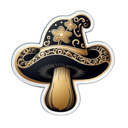 halloween hat mushroom SVG PNG design