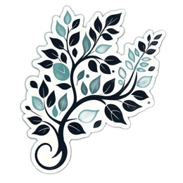 nature leaf SVG PNG design with clean design elements