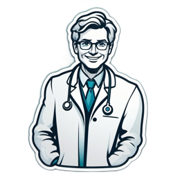 health professional SVG PNG design with clean design elements