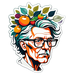 fruit portrait SVG PNG design with clean design elements