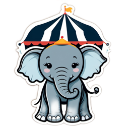 fantasy circus SVG PNG design with clean design elements