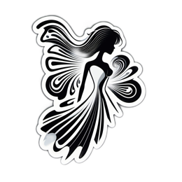 fairy silhouette SVG PNG design