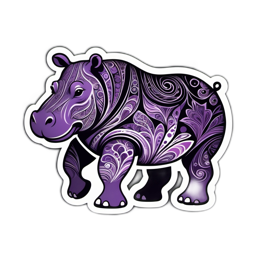 artistic hypnotic hyena SVG PNG design