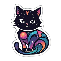 fantasy catstickers SVG PNG design with clean design elements