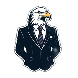fashion eagle SVG PNG design with clean design elements