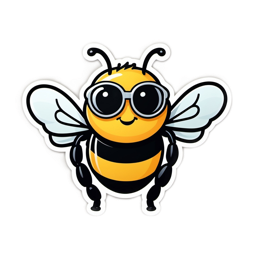 bee funny SVG PNG design