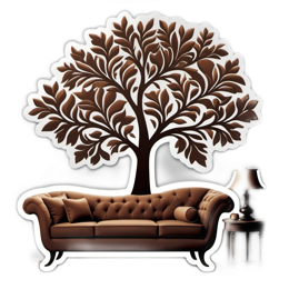 furniture tree SVG PNG design