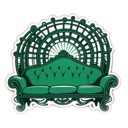 furniture green SVG PNG design with clean design elements