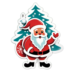 decoration santa SVG PNG design