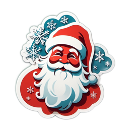 santa holidays SVG PNG design with clean design elements