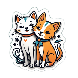 cute stickers SVG PNG design with clean design elements