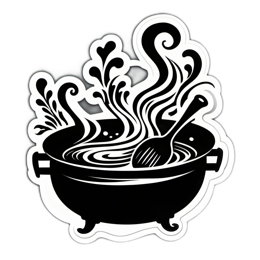 cooking stirring SVG PNG design with clean design elements