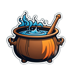 potion cooking SVG PNG design with clean design elements