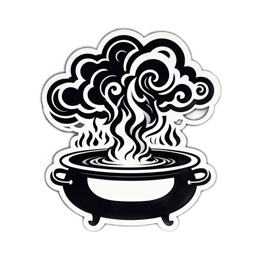 cooking steam SVG PNG design with clean design elements