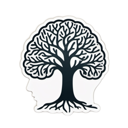 thought tree SVG PNG design