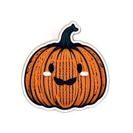 pumpkin character knit SVG PNG design