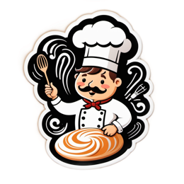 chefs baking SVG PNG design with clean design elements