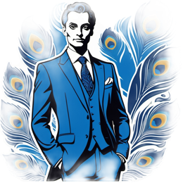 fashion peacock SVG PNG design
