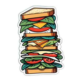 sandwich layers fresh SVG PNG design