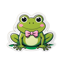 frog cute SVG PNG design with clean design elements