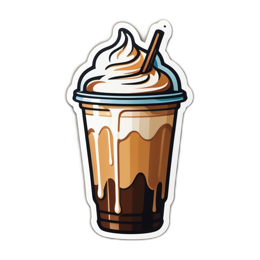 coffee frappuccino SVG PNG design with clean design elements