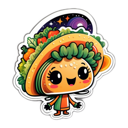 taco cartoon character SVG PNG design