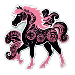 unicorn print SVG PNG design with clean design elements