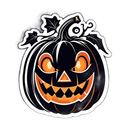 pumpkin jackolantern SVG PNG design with clean design elements