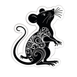 black mouse SVG PNG design