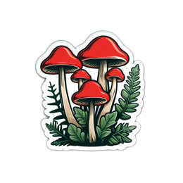 fantasy mushrooms botanical SVG PNG design