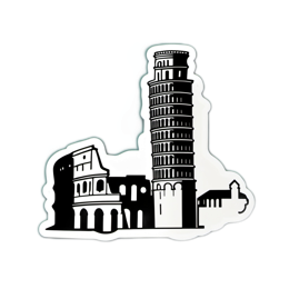 landmarks iconic SVG PNG design