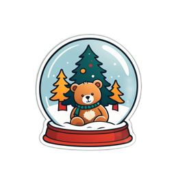 christmas bear tree SVG PNG design