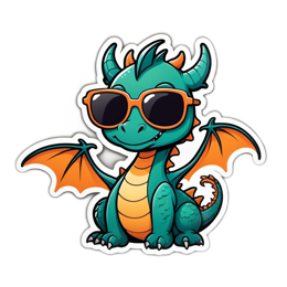 character cool SVG PNG design with clean design elements